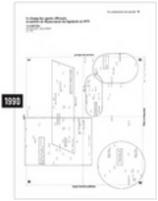 Description de l'image par IA : Plan complexe avec des cercles et des flèches, probablement un diagramme de réseau ou d'organisation.