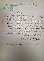 Description de l'image par IA : Lettre manuscrite avec signature, datée du 20 décembre 1910, adressée au roi Albert.