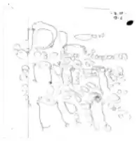 Description de l'image par IA : Dessin enfant représentant une famille avec des formes et des lettres.