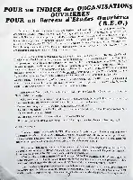 Document en français avec du texte en gras et en italique, discutant de l'indice des prix et de l'escroquerie.