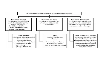 Description de l'image par IA : Diagram de présentation des comptes pour entreprises, avec trois modèles : simplifié, courant, détaillé.