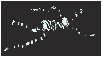 Description de l'image par IA : Image en noir et blanc montrant une silhouette humaine stylisée avec des formes géométriques.