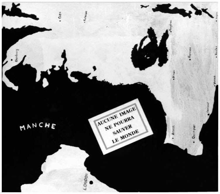 Description de l'image par IA : Carte en noir et blanc montrant l'Europe et l'Afrique. Texte en français au centre.