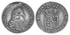 Description de l'image par IA : Deux faces d'une pièce de monnaie avec des gravures et des inscriptions.