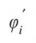Image description generated by AI: phi indice i exposant prime