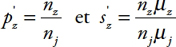 Description de l'image par IA : suscrire p indice z position de base avec point en chef égale début fraction n indice z position de base sur n indice j position de base fin fraction e en normal t en normal s indice z exposant opérateur point position de base égale début fraction n indice z position de base mû indice z position de base sur n indice j position de base mû indice j position de base fin fraction