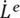 Description de l'image par IA : suscrire L majuscule avec point en chef exposant e