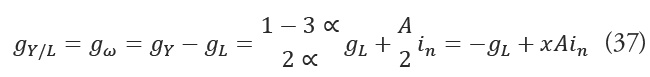 Description de l'image par IA : g indice Y majuscule divisé par L majuscule position de base égale g indice oméga position de base égale g indice Y majuscule position de base moins g indice L majuscule position de base égale début fraction 1 moins 3 proportionnel à sur 2 proportionnel à fin fraction g indice L majuscule position de base début fraction A majuscule sur 2 fin fraction i indice n position de base égale négatif g indice L majuscule position de base x A majuscule i indice n position de base parenthèse gauche 3 7 parenthèse droite