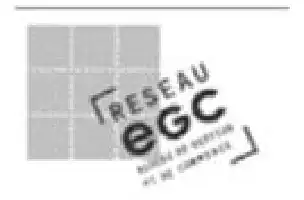 Description de l'image par IA : Logo avec texte "RESEAU EGC" et "École de commerce".