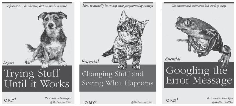 Description de l'image par IA : Trois livres avec des animaux : chien, chat, grenouille, titres en anglais.