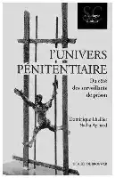 Description de l'image par IA : Couverture de livre avec une statue crucifiée, titre "L'univers pénitentiaire".