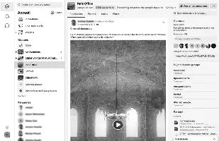Description de l'image par IA : Capture d'écran de la plateforme Workplace de Mozoo, montrant une publication avec une image en noir et blanc et des descriptions de groupe.