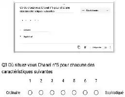 Description de l'image par IA : Image d'un formulaire avec une question et des options de réponse.