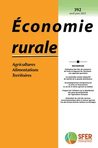 Estimation du coût des services environnementaux dans le secteur agricole. Cas des fermes bovines laitières en Bretagne