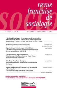 Re-thinking Inter-generational Inequality