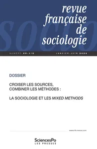 Crossing sources, combining methods: sociology and <i>mixed methods</i>