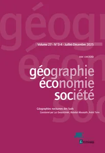 Varia | Géographie, économie, société (2025/3-4 Vol. 27)