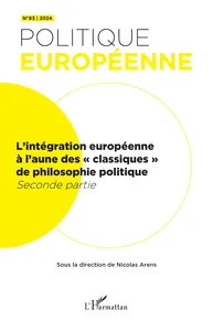 L’intégration européenne à l’aune des « classiques » de philosophie politique (Seconde partie)