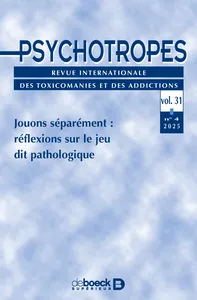 Jouons séparément : réflexions sur le jeu dit pathologique